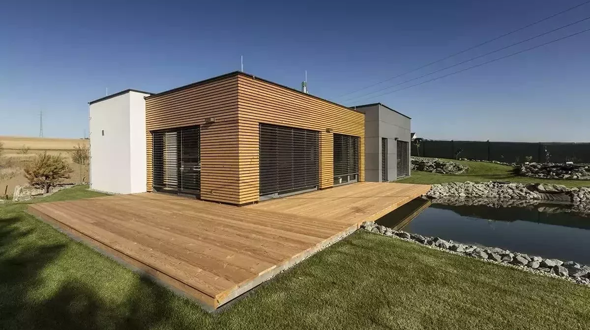 Moderní rodinná dřevostavba easyhomes.cz
